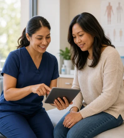 Preventive care planning conversation in a community clinic