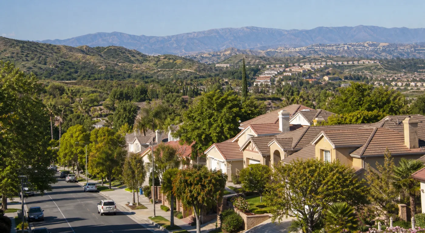 Diamond Bar foothill neighborhood near All American Community Health Center