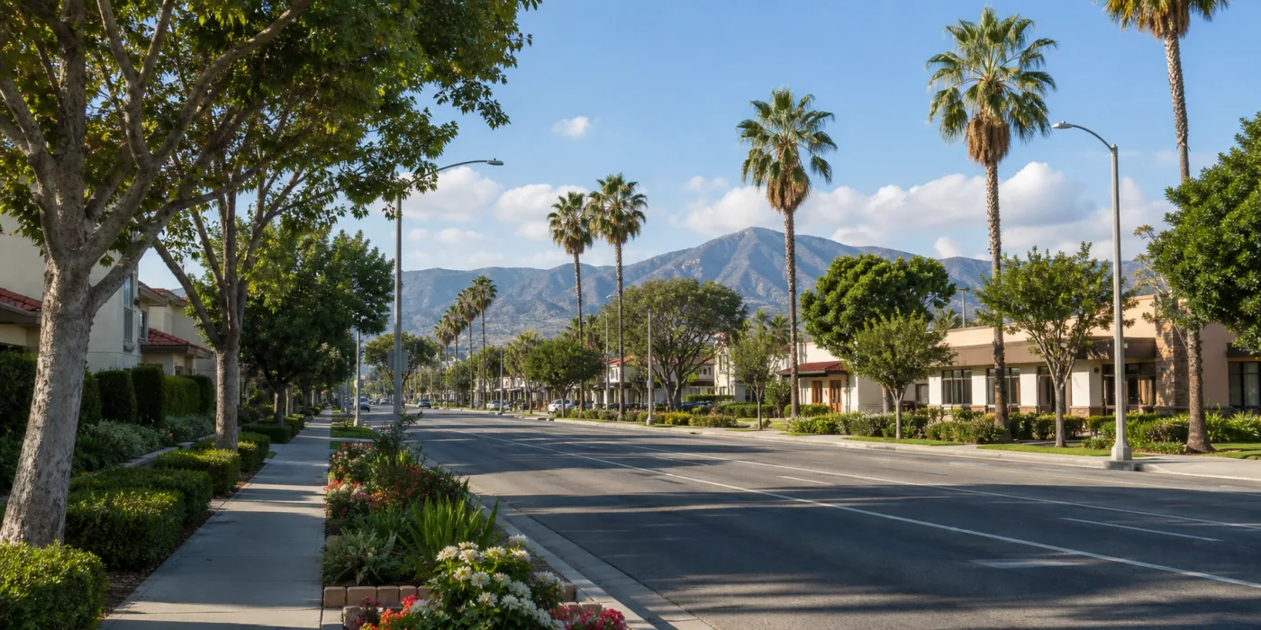 West Covina suburban community near All American Community Health Center